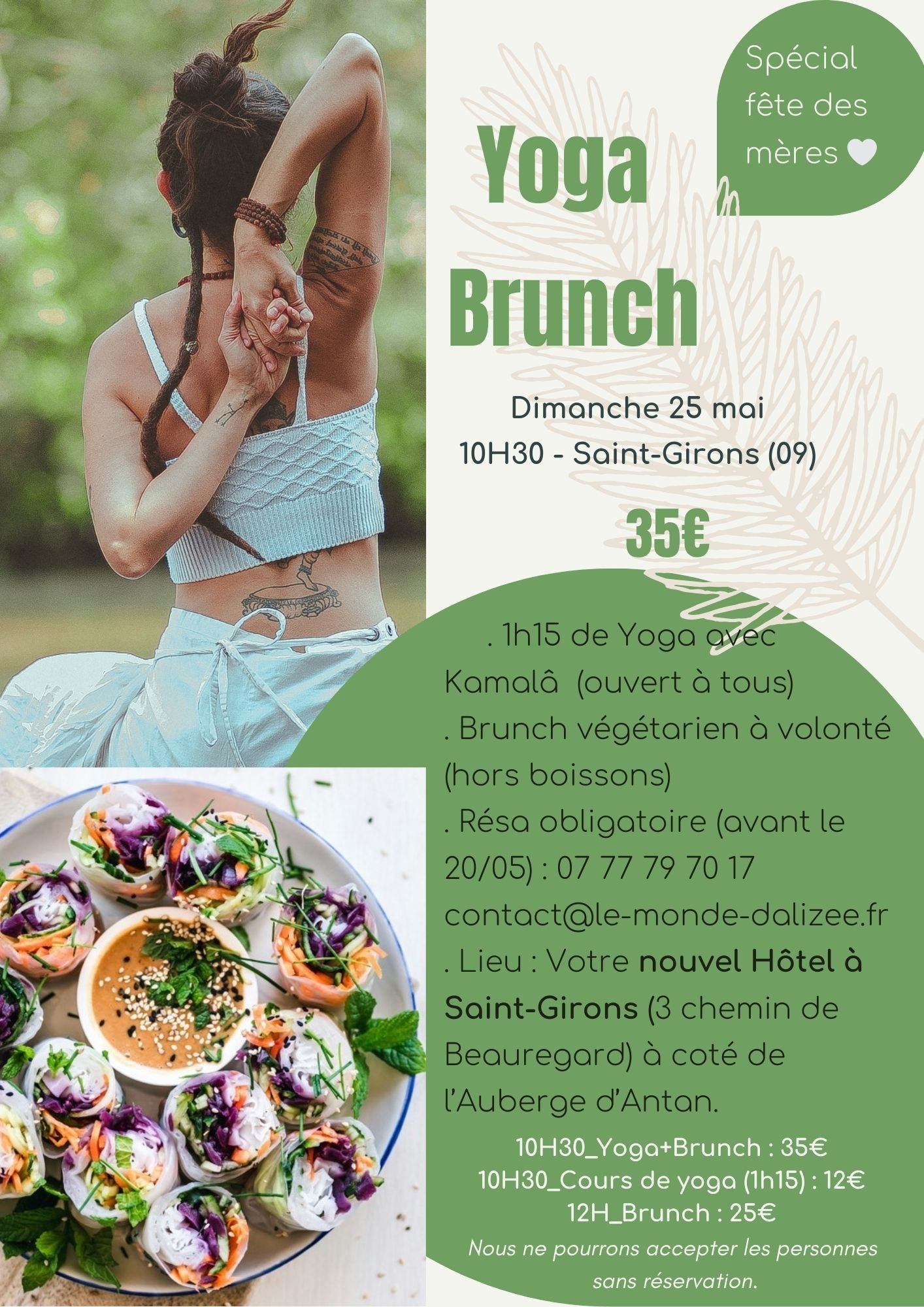 Yoga Brunch Saint Girons Ariège